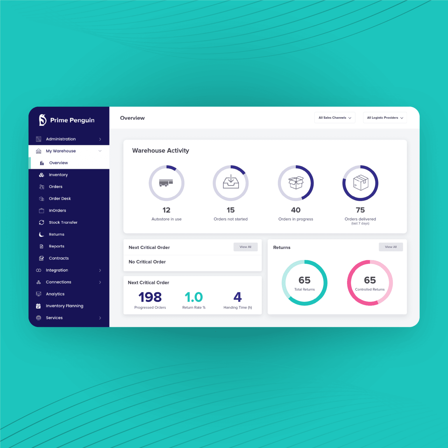 Prime Penguin - Logistics Platform